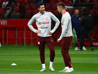 Robert Lewandowski of Poland before UEFA Nations League football match Poland - Croatia at National Stadium in Warsaw, Poland on October 15,...