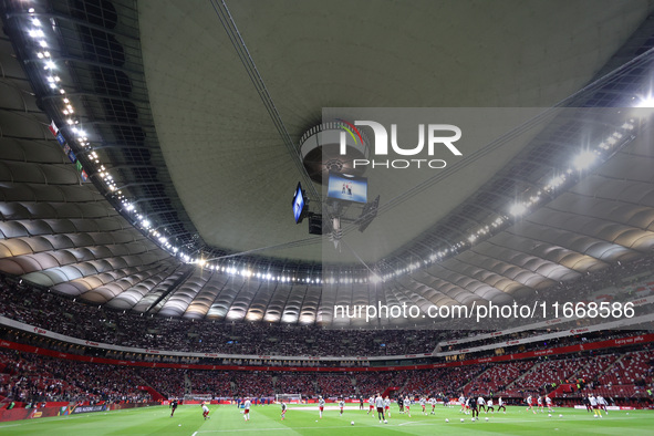 A view before UEFA Nations League football match Poland - Croatia at National Stadium in Warsaw, Poland on October 15, 2024. 