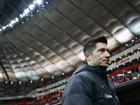 Robert Lewandowski of Poland before UEFA Nations League football match Poland - Croatia at National Stadium in Warsaw, Poland on October 15,...