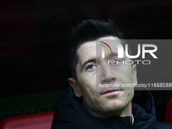 Robert Lewandowski of Poland before UEFA Nations League football match Poland - Croatia at National Stadium in Warsaw, Poland on October 15,...