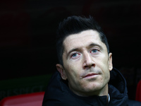 Robert Lewandowski of Poland before UEFA Nations League football match Poland - Croatia at National Stadium in Warsaw, Poland on October 15,...