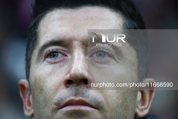 Robert Lewandowski of Poland before UEFA Nations League football match Poland - Croatia at National Stadium in Warsaw, Poland on October 15,...