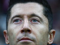 Robert Lewandowski of Poland before UEFA Nations League football match Poland - Croatia at National Stadium in Warsaw, Poland on October 15,...