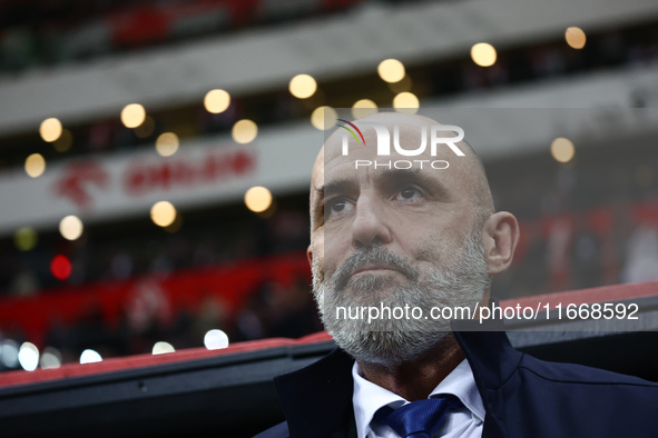 Michal Probierz coach of Poland team before UEFA Nations League football match Poland - Croatia at National Stadium in Warsaw, Poland on Oct...