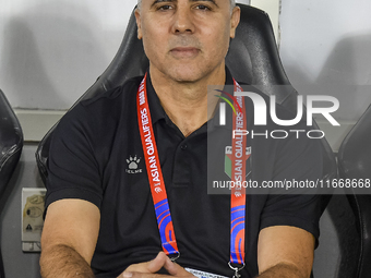 Makram Daboub, Head Coach of Palestine, looks on before the FIFA World Cup 2026 Qualification 3rd Round group B match between Palestine and...