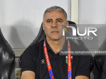 Makram Daboub, Head Coach of Palestine, looks on before the FIFA World Cup 2026 Qualification 3rd Round group B match between Palestine and...