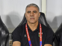 Makram Daboub, Head Coach of Palestine, looks on before the FIFA World Cup 2026 Qualification 3rd Round group B match between Palestine and...