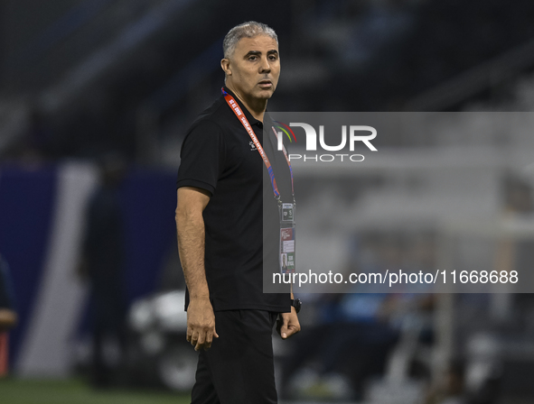 Makram Daboub, Head Coach of Palestine, reacts during the FIFA World Cup 2026 Qualification 3rd Round group B match between Palestine and Ku...