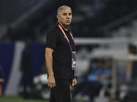 Makram Daboub, Head Coach of Palestine, reacts during the FIFA World Cup 2026 Qualification 3rd Round group B match between Palestine and Ku...