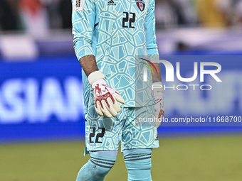 Sulaiman Abdulghafoor of Kuwait plays in the FIFA World Cup 2026 Qualification 3rd Round group B match between Palestine and Kuwait at Jassi...