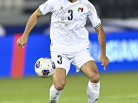 Mohammed Rashid of Palestine plays in the FIFA World Cup 2026 Qualification 3rd Round group B match between Palestine and Kuwait at Jassim B...