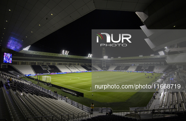 A general view of Jassim Bin Hamad Stadium before the FIFA World Cup 2026 Qualification 3rd Round group B match between Palestine and Kuwait...