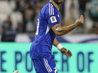 Yousef Alsulaiman of Kuwait celebrates after scoring a goal during the FIFA World Cup 2026 Qualification 3rd Round group B match between Pal...