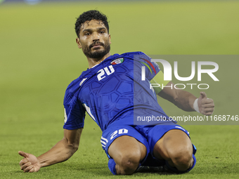 Yousef Alsulaiman of Kuwait celebrates after scoring a goal during the FIFA World Cup 2026 Qualification 3rd Round group B match between Pal...