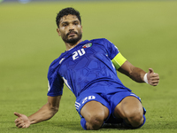 Yousef Alsulaiman of Kuwait celebrates after scoring a goal during the FIFA World Cup 2026 Qualification 3rd Round group B match between Pal...