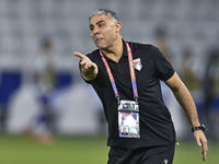 Makram Daboub, Head Coach of Palestine, reacts during the FIFA World Cup 2026 Qualification 3rd Round group B match between Palestine and Ku...