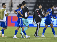 Players of Kuwait react after the FIFA World Cup 2026 Qualification 3rd Round group B match between Palestine and Kuwait at Jassim Bin Hamad...