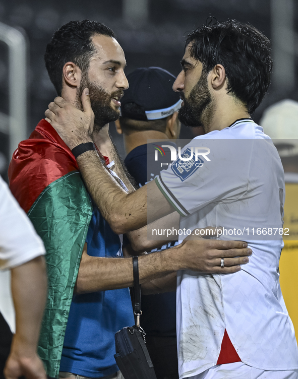 Mohammed Saleh of Palestine reacts after the FIFA World Cup 2026 Qualification 3rd Round group B match between Palestine and Kuwait at Jassi...