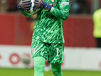 Dominik Livakovic  during UEFA Nations League match Poland vs Croatia in Warsaw Poland on 15 October 2024. (