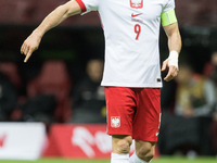 Robert Lewandowski  during UEFA Nations League match Poland vs Croatia in Warsaw Poland on 15 October 2024. (