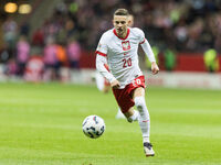 Sebastian Szymanski  during UEFA Nations League match Poland vs Croatia in Warsaw Poland on 15 October 2024. (