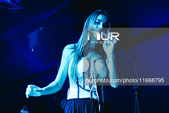 Clara performs live during the Pr1mo Tour at Magazzini Generali in Milan, Italy, on October 15, 2024 