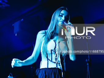 Clara performs live during the Pr1mo Tour at Magazzini Generali in Milan, Italy, on October 15, 2024 (