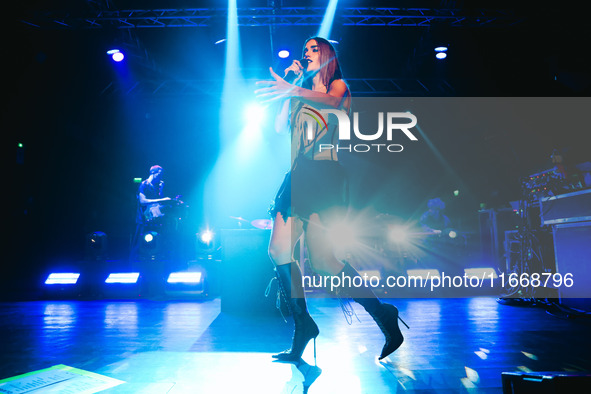 Clara performs live during the Pr1mo Tour at Magazzini Generali in Milan, Italy, on October 15, 2024 