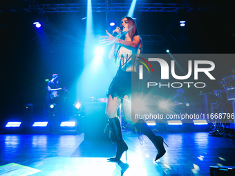 Clara performs live during the Pr1mo Tour at Magazzini Generali in Milan, Italy, on October 15, 2024 (