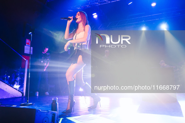 Clara performs live during the Pr1mo Tour at Magazzini Generali in Milan, Italy, on October 15, 2024 