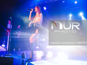 Clara performs live during the Pr1mo Tour at Magazzini Generali in Milan, Italy, on October 15, 2024 (