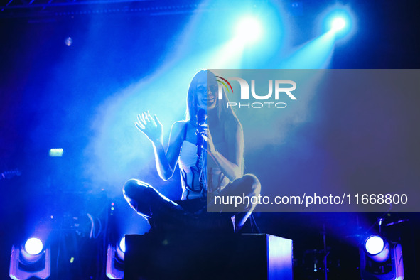 Clara performs live during the Pr1mo Tour at Magazzini Generali in Milan, Italy, on October 15, 2024 