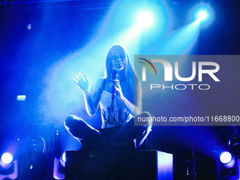 Clara performs live during the Pr1mo Tour at Magazzini Generali in Milan, Italy, on October 15, 2024 (