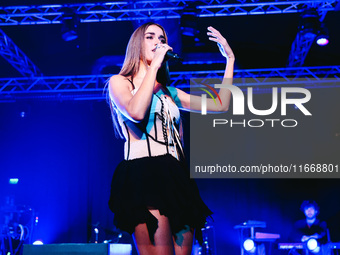 Clara performs live during the Pr1mo Tour at Magazzini Generali in Milan, Italy, on October 15, 2024 (