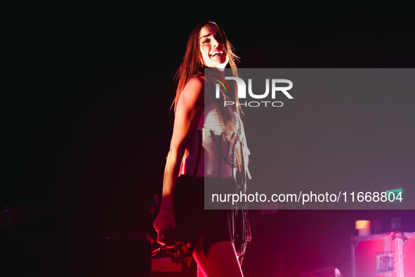 Clara performs live during the Pr1mo Tour at Magazzini Generali in Milan, Italy, on October 15, 2024 