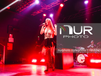 Clara performs live during the Pr1mo Tour at Magazzini Generali in Milan, Italy, on October 15, 2024 (