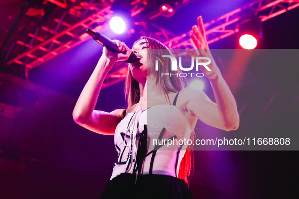 Clara performs live during the Pr1mo Tour at Magazzini Generali in Milan, Italy, on October 15, 2024 