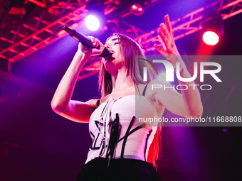 Clara performs live during the Pr1mo Tour at Magazzini Generali in Milan, Italy, on October 15, 2024 (