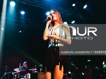 Clara performs live during the Pr1mo Tour at Magazzini Generali in Milan, Italy, on October 15, 2024 (