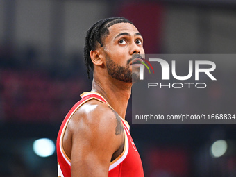 Tyler Dorsey of Olympiacos Piraeus plays during the Euroleague, Round 3 match between Olympiacos Piraeus and EA7 Emporio Armani Milan at Pea...