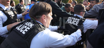 Indigenous Demonstrators Clash With Police Near U.S. Capitol