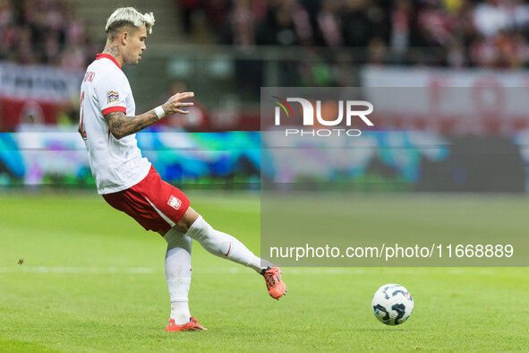 Kamil Piatkowski  during UEFA Nations League match Poland vs Croatia in Warsaw Poland on 15 October 2024. 