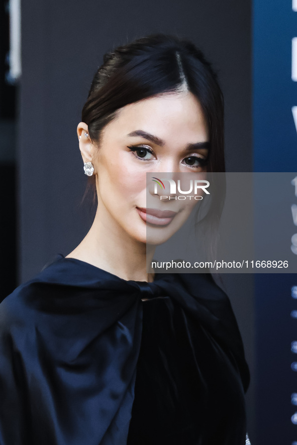 Heart Evangelista attends the Max Mara Fashion Show during the Milan Womenswear Spring/Summer 2025 in Milan, Italy, on September 19, 2024 