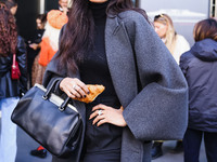 Jameela Jamil attends the Max Mara Fashion Show during the Milan Womenswear Spring/Summer 2025 in Milan, Italy, on September 19, 2024 (