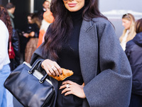 Jameela Jamil attends the Max Mara Fashion Show during the Milan Womenswear Spring/Summer 2025 in Milan, Italy, on September 19, 2024 (