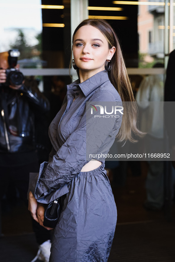 Joey King attends the Max Mara Fashion Show during the Milan Womenswear Spring/Summer 2025 in Milan, Italy, on September 19, 2024 