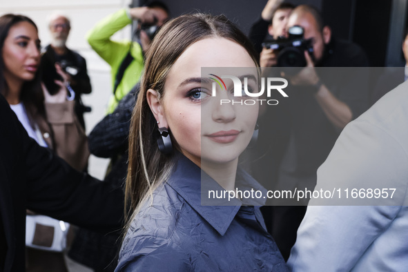 Joey King attends the Max Mara Fashion Show during the Milan Womenswear Spring/Summer 2025 in Milan, Italy, on September 19, 2024 