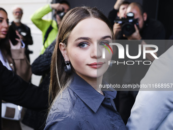 Joey King attends the Max Mara Fashion Show during the Milan Womenswear Spring/Summer 2025 in Milan, Italy, on September 19, 2024 (