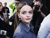 Joey King attends the Max Mara Fashion Show during the Milan Womenswear Spring/Summer 2025 in Milan, Italy, on September 19, 2024 (