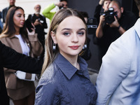 Joey King attends the Max Mara Fashion Show during the Milan Womenswear Spring/Summer 2025 in Milan, Italy, on September 19, 2024 (